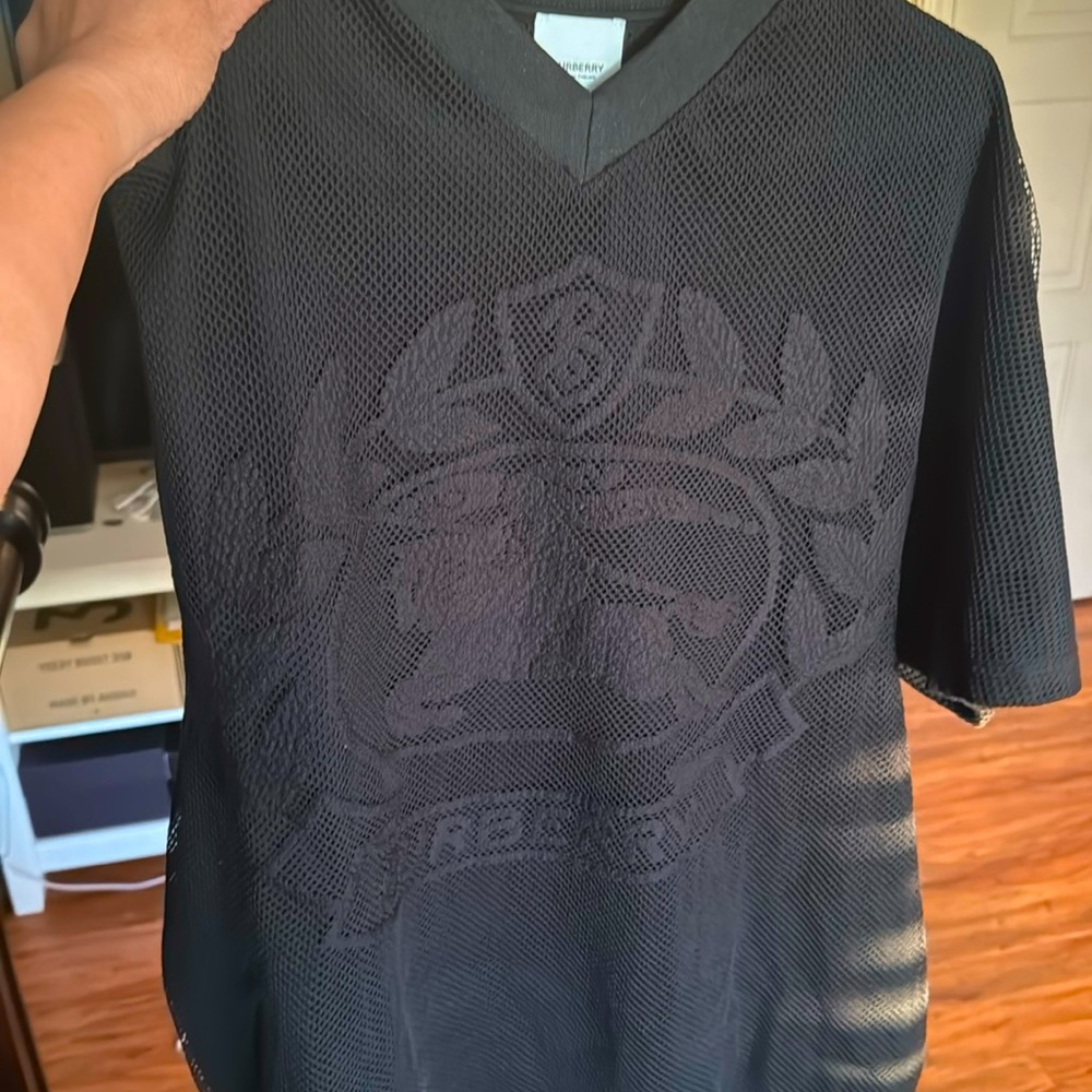 New Burberry BlackT shirt oversized shirt